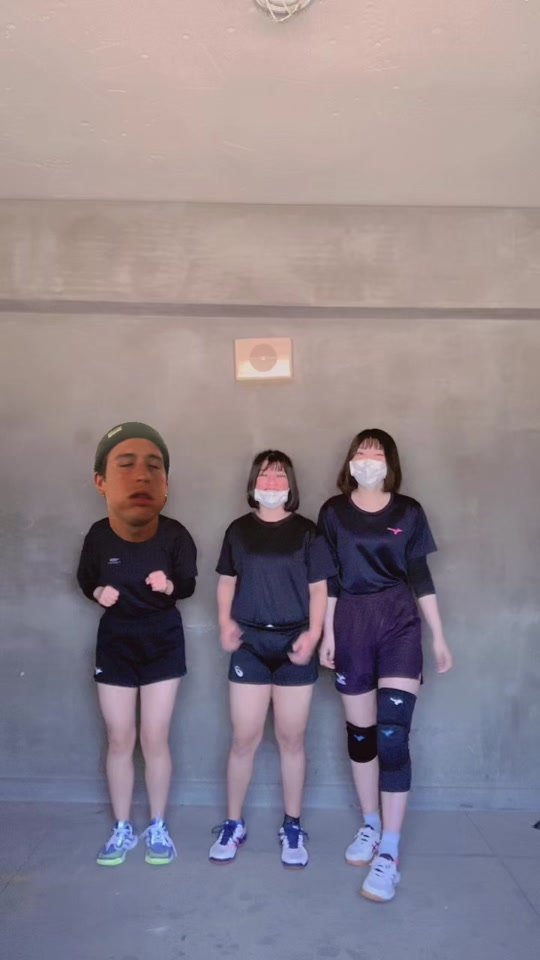 煽り強めのバレー部です笑#バレー部 #練習着 #盗んだバイクで走り出す #明日大会