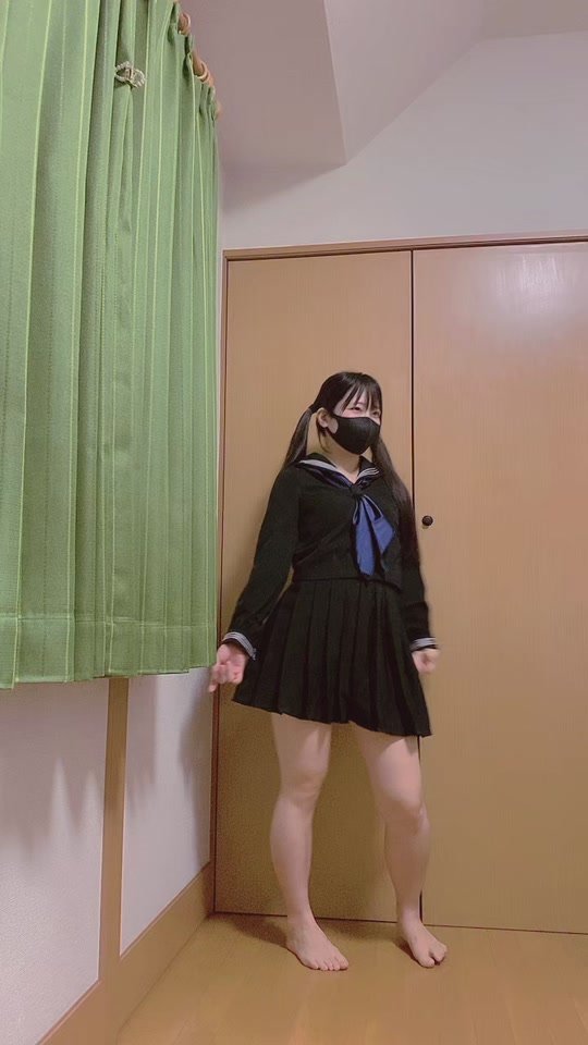 前よりロングバージョン踊りました🙂　#imyourtreasurebox #宝鐘マリン #踊ってみた #あなたはマリンせんちょうをたからばこからみつけた #制服