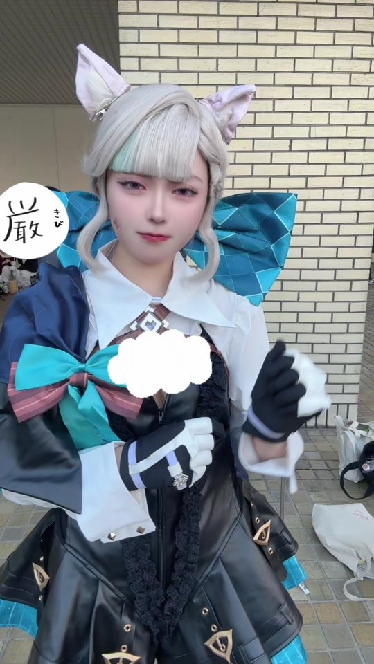 さっきの動画、胸元空いてるのがダメっぽいからスタンプ置きます#cosplay #cosplayer #コスプレ #コスプレイヤー #アコスタ池袋 #genshinimpact #原神コスプレ #genshincosplay #リネット #lynette #lynettecosplay #スウィートスマイル