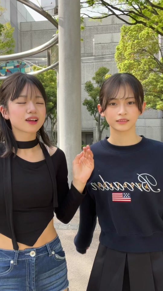 お互いの高校について沢山語った！！#高一 #高校生 #fjk #09 #fyp #愛知 #女子