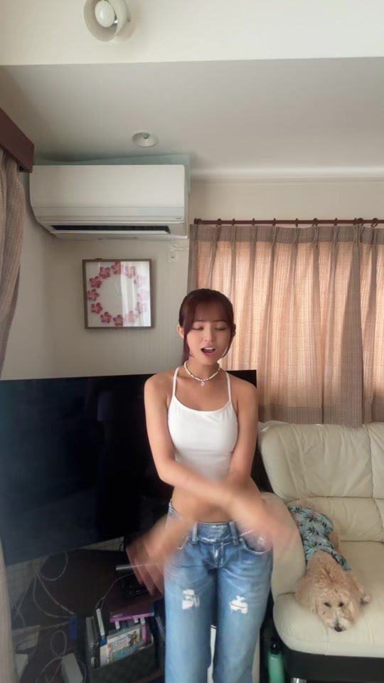 あつすんぎだすねwithウル #小熊莉々葉 #fypシ #おすすめ #犬のいる生活