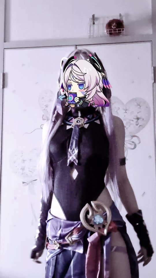 実はこの後神の目壊れちゃった‪の( ˙꒳​˙ ;)ちゃんと直したよ‼️#原神コスプレ #シトラリ #原神 #genshin #シトラリコスプレ
