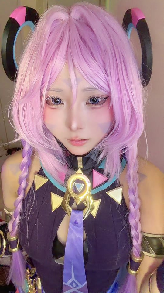 顔でバズりたい。⚠️ネイル忘れてた⚠️#原神コスプレ #シトラリコスプレ #おすすめ