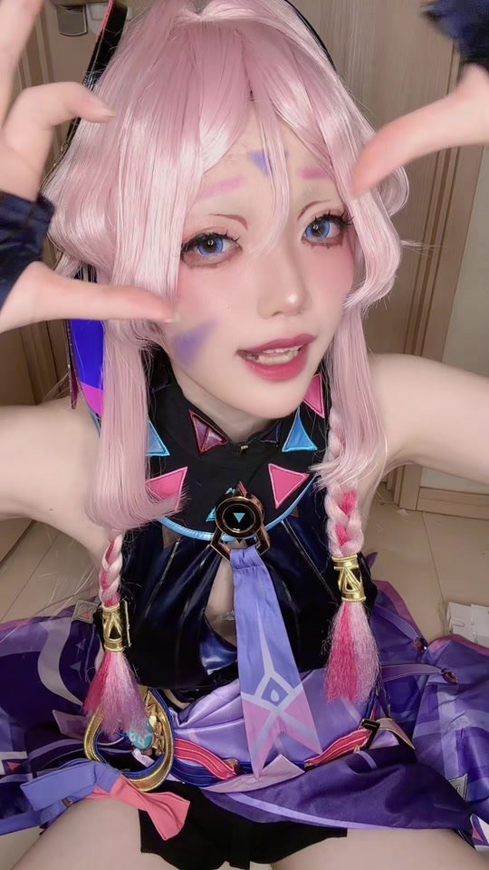 朝のお供に😋🫶 #cos #cosplay #原神 #genshinimpactcosplay #citlali  リオセスリまじ強化おめでとう ありがとう 愛してる