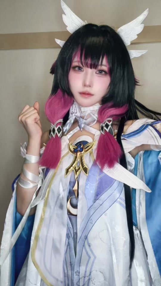 コロンビーナでもｺﾐｺﾐしてた~💗 #原神コスプレ #genshinimpactcosplay #columbinacosplay #コロンビーナコスプレ