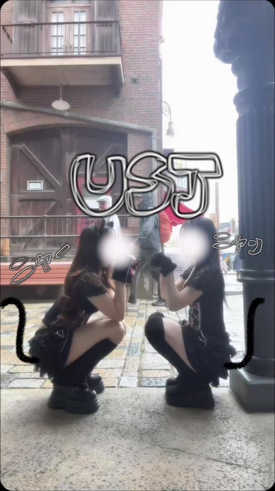 #ユニバ#ヘビロテ#黒猫 #ハロウィンコスプレ