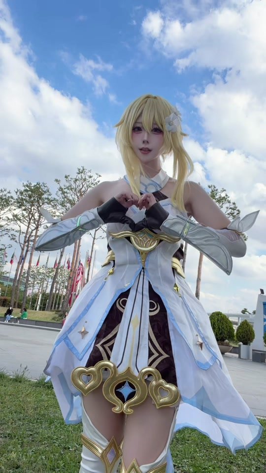 ❤️💔 #genshinimpact #lumine #cosplay #HoYoLAND2026 #호요랜드2026