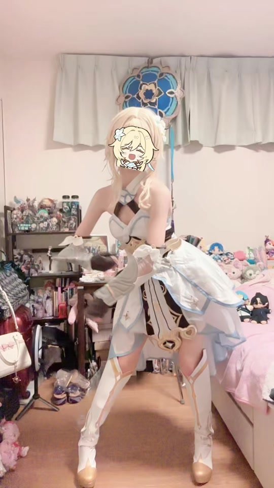 今月原神新しい衣装2個くる❣️男装❣️たのしみ💕だーれだ💕ｽﾄｰﾘｰ見てくれた方にはバレている🫣#cosplay #gensinimpact #原神 #lumine #Lumine