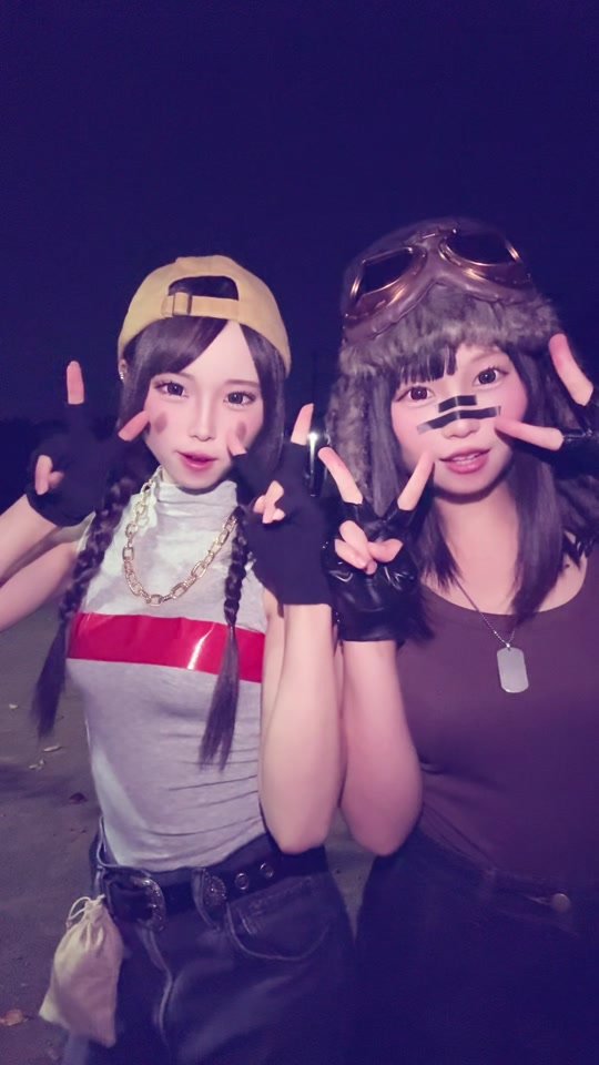 オーラとレイダー☆ #ハロウィン #フォトナ #コスプレ #jk #fyppppppppppppppppppppppp