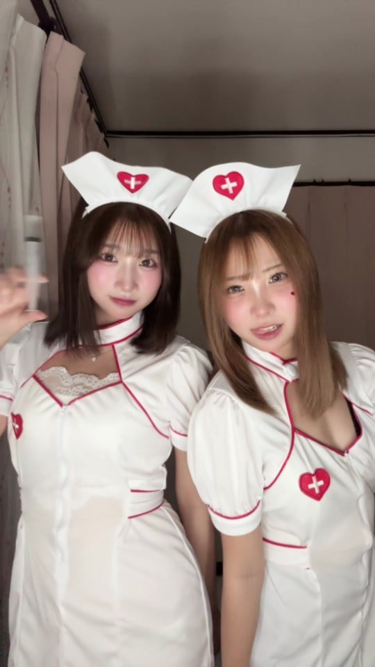 少し早いけど今年のハロウィンはナースになりました💉💞 #おすすめ #ハロウィン #ナース #ハロウィンコスプレ #jk