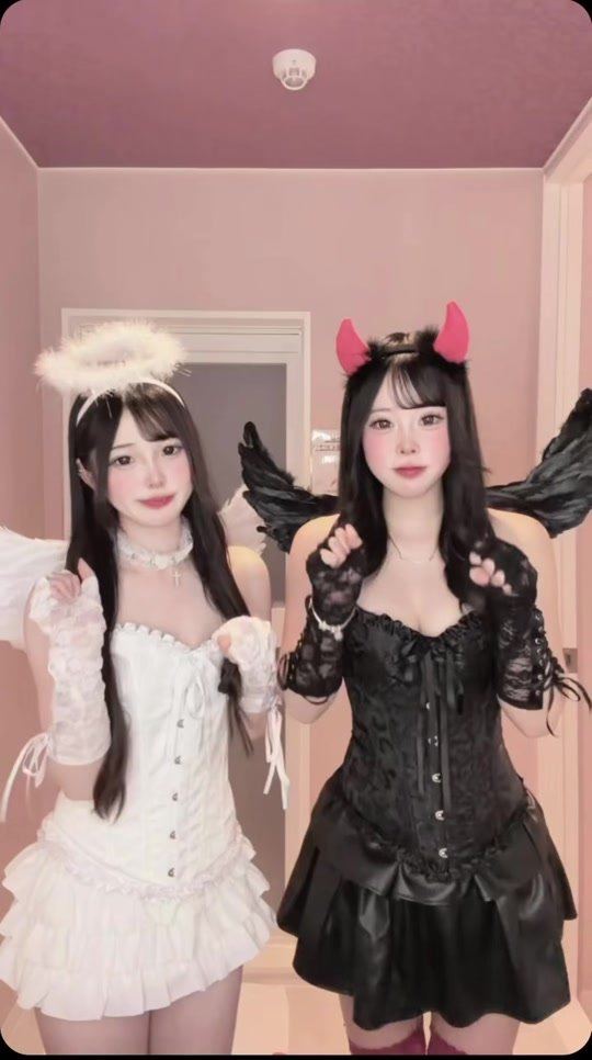 ちょっと早めのハロウィン♡#ハロウィン #天使と悪魔 #盛岡 #おすすめ #fyp